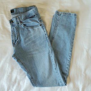 ZARA Light Blue Slim Fit Jeans 31x31